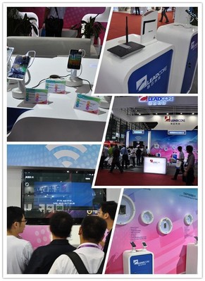 圖2：“移動終端新技術(shù)與供應(yīng)鏈展”聯(lián)芯展臺重點展示最新四核智能手機和平板芯片平臺以及TD-LTE芯片。