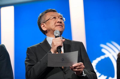 安利公益基金會常務(wù)副主席，安利（中國）總裁黃德蔭在克林頓全球倡議年會演講
