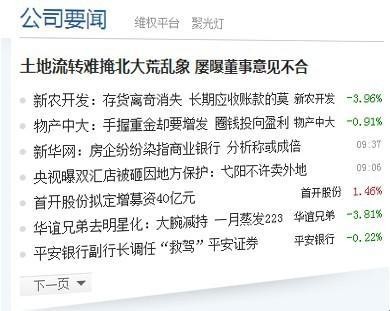 公司要聞配合股價(jià)異動展現(xiàn)