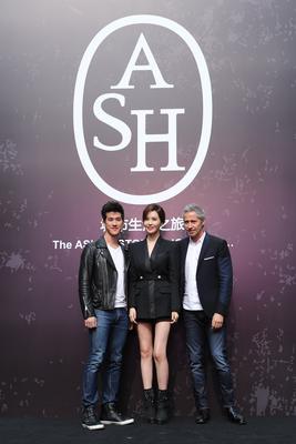 左起：李治廷先生、李多海小姐、<br />ASH品牌設(shè)計(jì)師Patrick Ithier先生