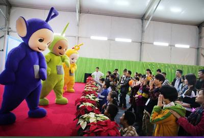 天線寶寶華麗登場(chǎng)，大小朋友歡聲雷動(dòng)！天線寶寶永遠(yuǎn)是童年的最愛(ài)！